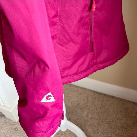 GERRY Winter Coat Women Ski Quilted Insulated Pink/ Burgundy Size XL Zip Up - Picture 12 of 16
